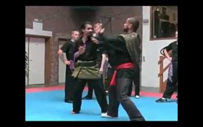 Silat Ksatriya … Sensitivity Drill usuing whole body and stepping