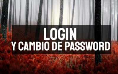 Login y cambio de password